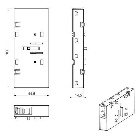 Styk pomocniczy Katko 1V160KU 1NO/1NC do wyłączników KU 100–160A