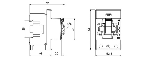 Rozłącznik krzywkowy Katko KUE 340 KKUE 3P 40A
